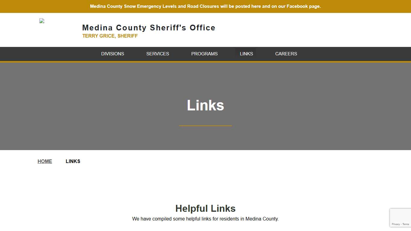 Helpful Links Medina County Sheriff's Office